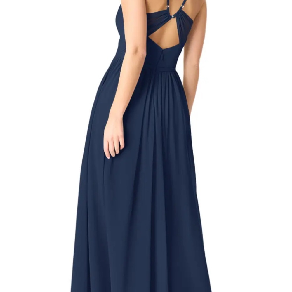 Dark Navy Azazie Cora - Picture 3 of 8